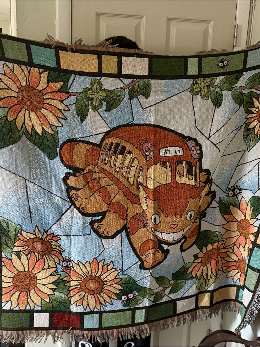 Studio Ghibli Catbus Tapestry Throw Blanket